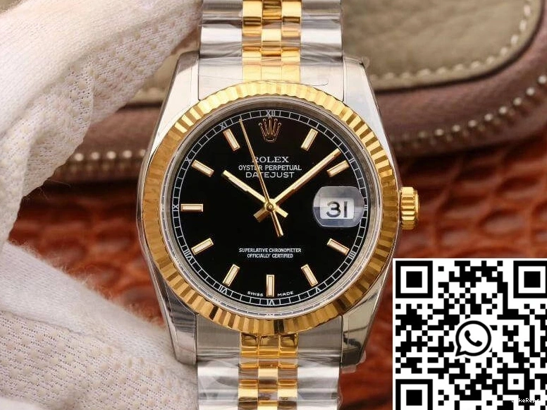 AR Factory Datejust 36mm Dial Black Rolex 126233 0124